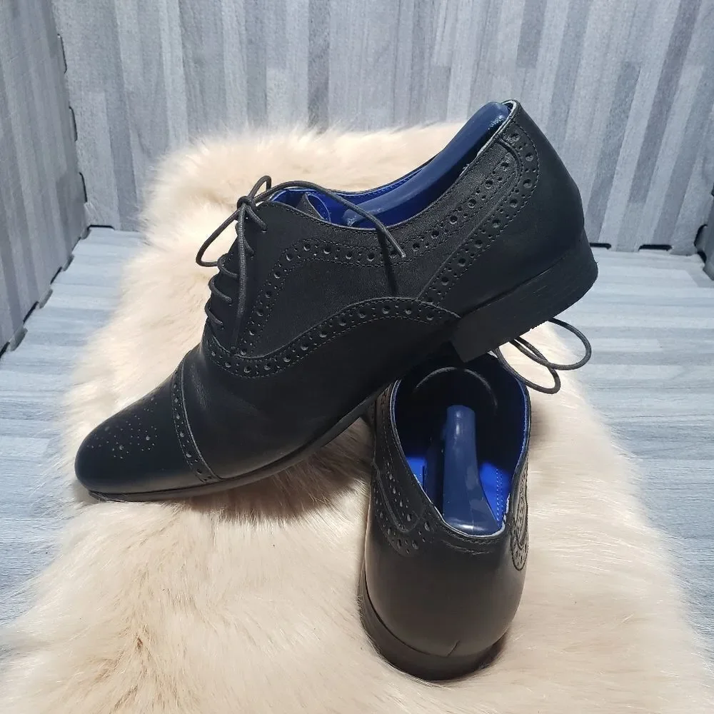 Red Tape Slade Mens Leather Brogues Lace Up Oxford